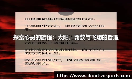 探索心灵的旅程：太阳、罚款与飞翔的哲理